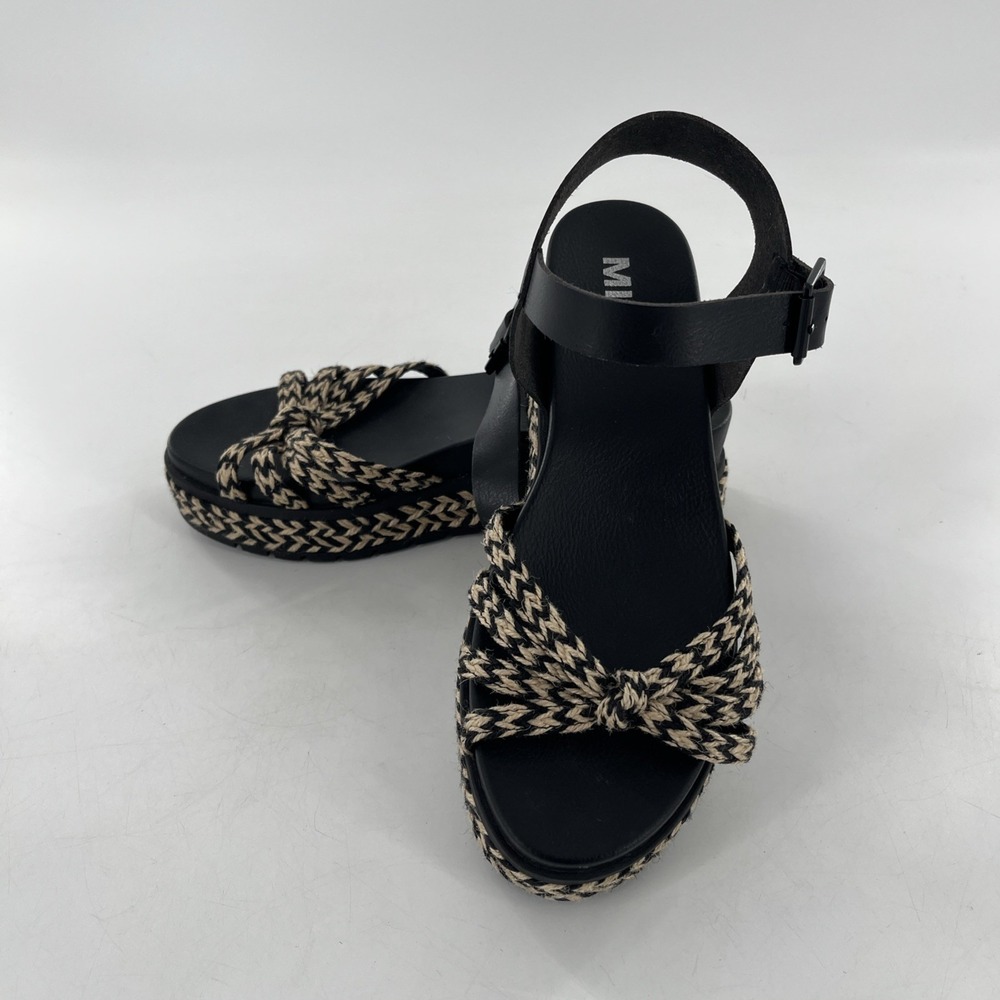 MIA Strappy Espadrille Platform Sandal Womens 8.5‎ Wedge Slingback Kehlani